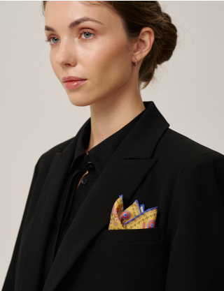 Картинка Шовкова хустина паше «Слобожанщина. Золоті жнива» 